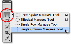 Инструмент Rectangular Marquee