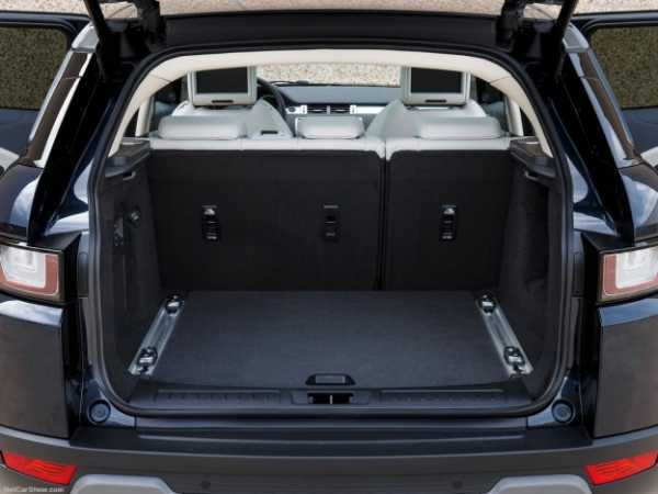 Фото багажника Range Rover Evoque 2016-2017