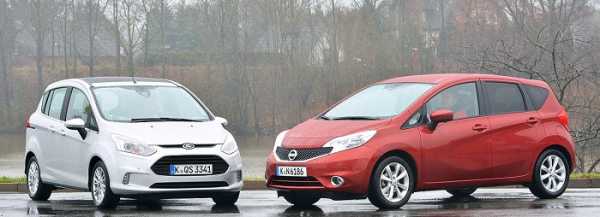 Ford C-Max и Nissan Note