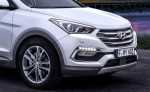 фото новый Hyundai Santa Fe 2016-2017 передняя светотехника