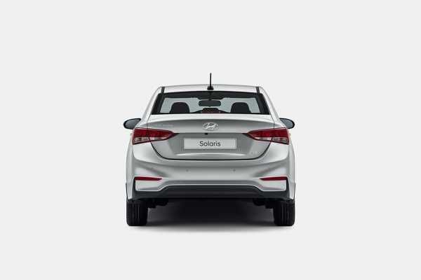 картинки Hyundai Solaris 2 2017-2018 вид сзади