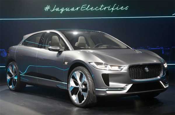 картинки Jaguar I-Pace Concept 2017-2018 вид спереди