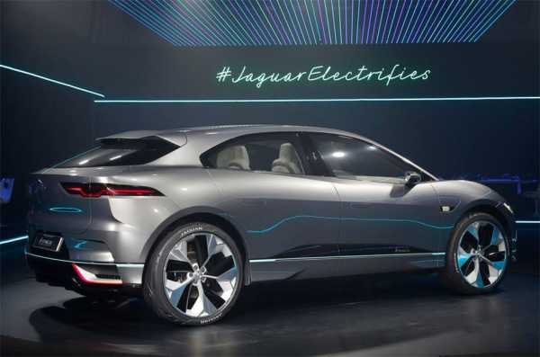 картинки Jaguar I-Pace Concept 2017-2018 вид сбоку