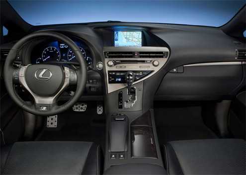 Lexus RX 2012 фото приборная панель