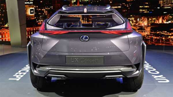 фото Lexus UX Concept 2016-2017 вид сзади
