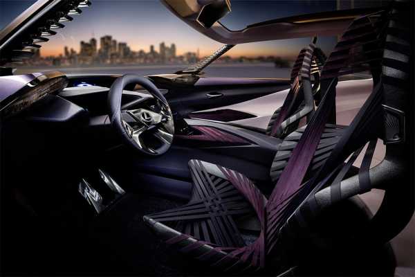 картинки салона Lexus UX Concept 2016-2017 года