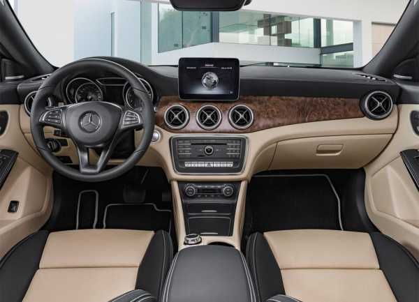 фото интерьер Mercedes-Benz CLA 2017-2018 года
