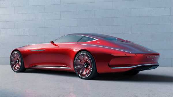 фото Vision Mercedes-Maybach 6 concept 2016-2017 вид сзади