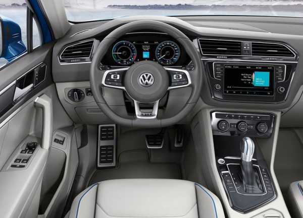фото салон Volkswagen Tiguan GTE Concept 2015-2016 года
