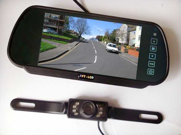 Обзор камера заднего вида на авто с монитором