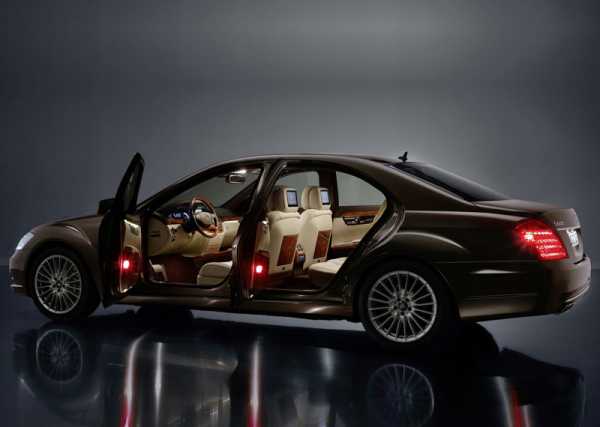 картинки седана Мерседес-Бенц S600 W221 2012-2013 года